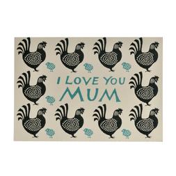 Card Hen and Chick