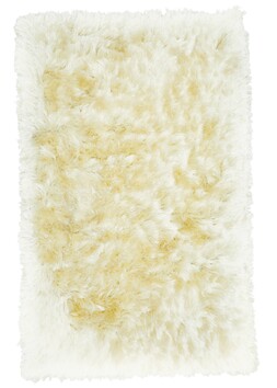 Cream Faux Fur Rug